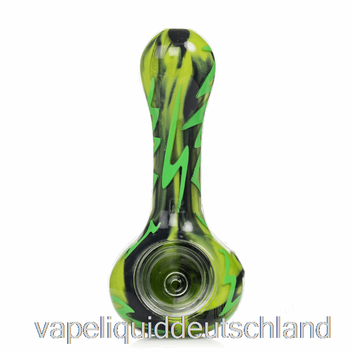 Eyce Oraflex Switchback Silikonlöffel Creature Green (Schwarz / Limettengrün) Vape Liquid